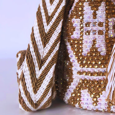 Authentic Mochila Wayuu with Rhinestones Ref: 001510